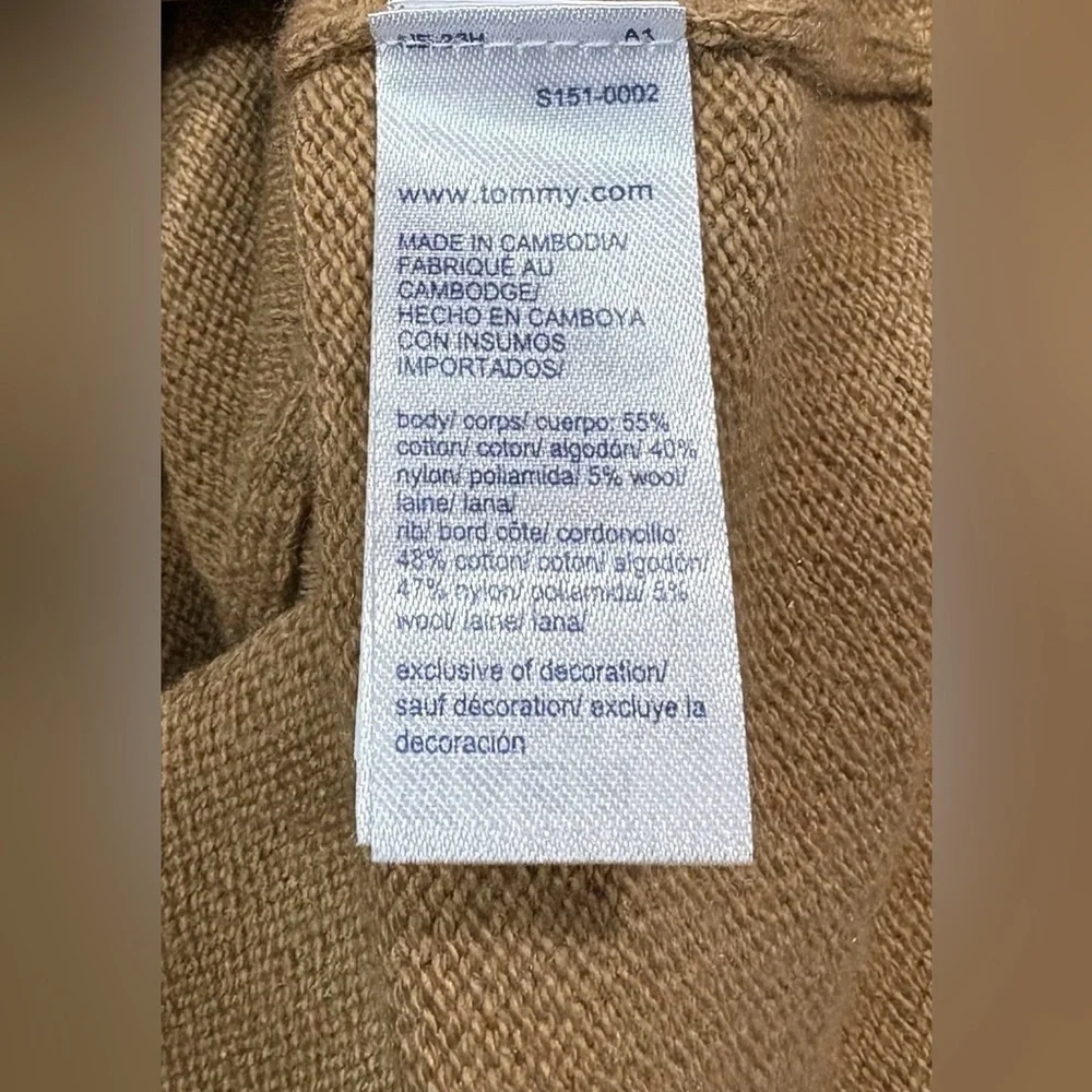 Tommy Hilfiger, Plus Size Long Sleeve Knit Turtleneck, XXL, Tan - Picture 7 of 10